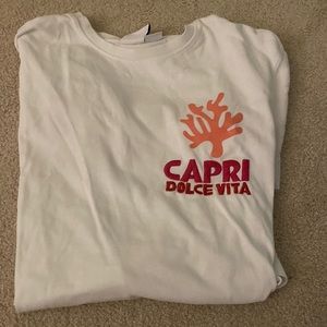 Zara oversized graphic tee